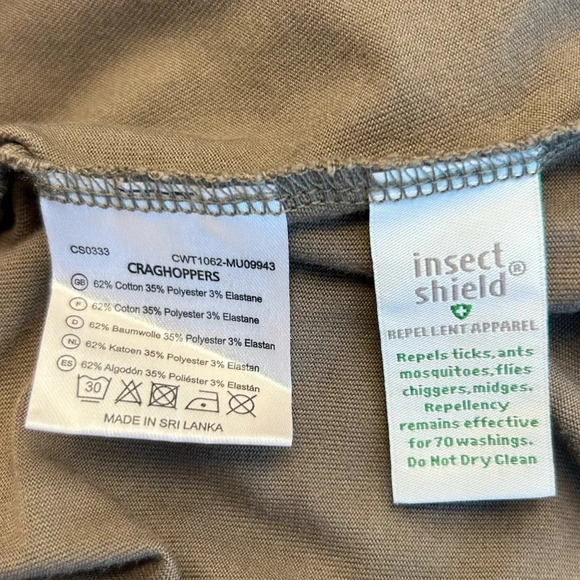 Craghoppers Nosilife Gabriela Jersey Insect Shield Repellent UPD40+ Dress NWT - Picture 12 of 13